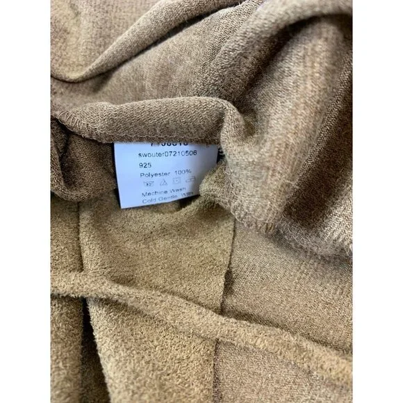 Emery Rose Women's Soft Tan Cardigan - Picture 6 of 9